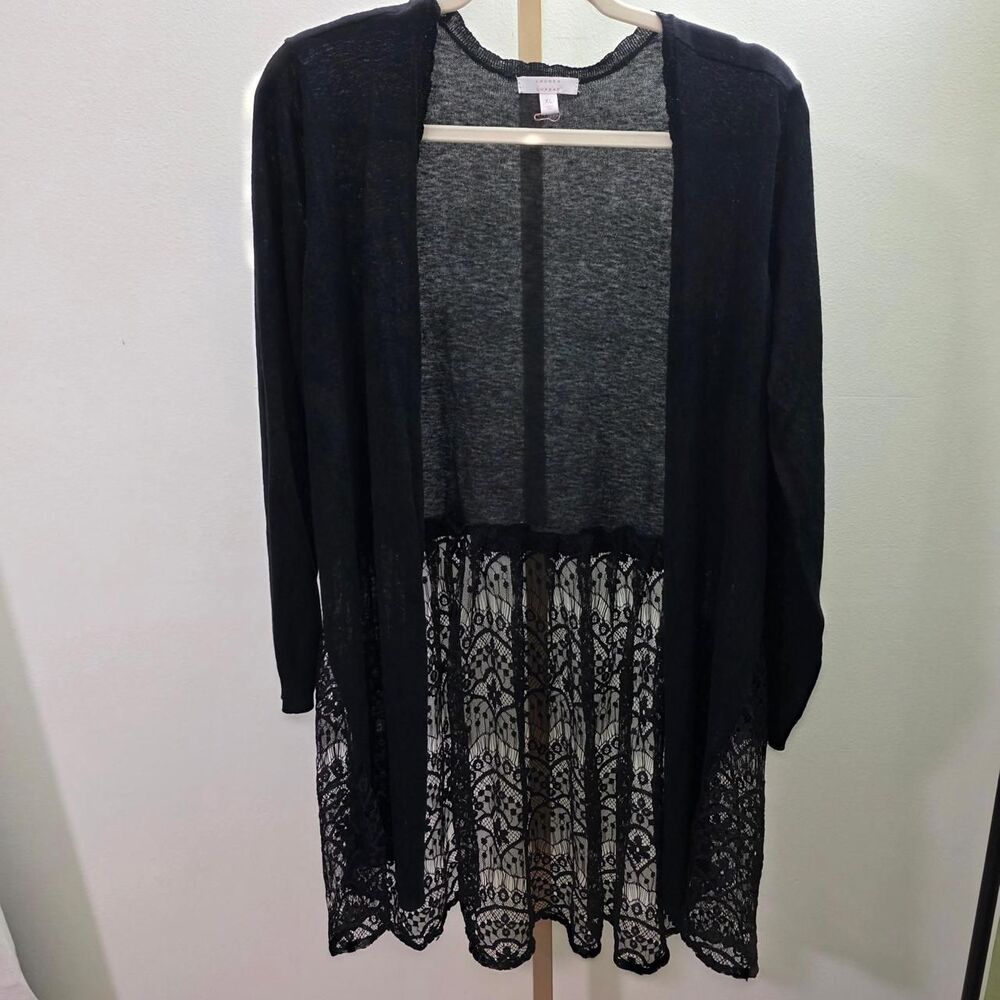 Lc-lauren-conrad Women's Black Cardigan